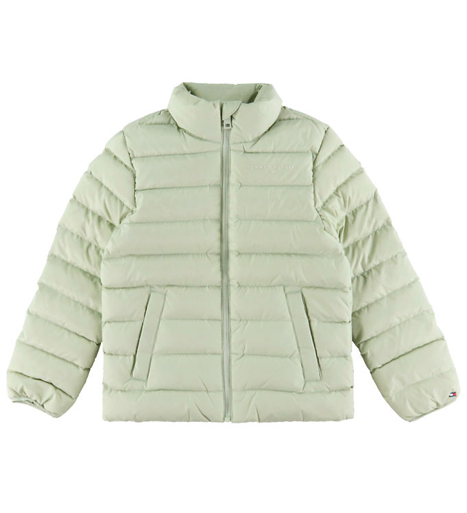 Tommy Hilfiger Dunjakke - Misty Sage Green