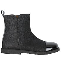 Angulus Støvler - Chelsea - Sort/Glitter Angulus Støvler - Chelsea - Sort/Glitter