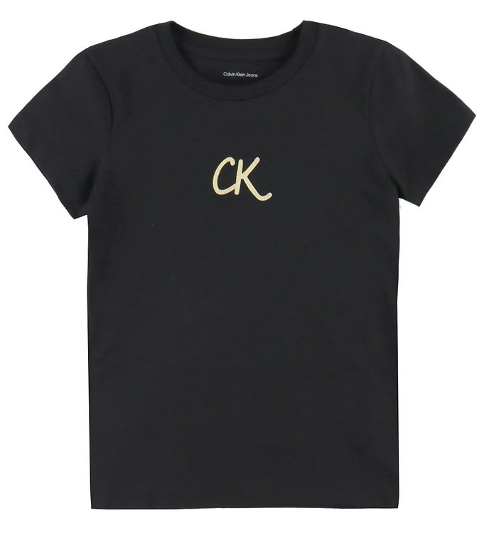 Calvin Klein T-Shirt - Glitter - Ck Black