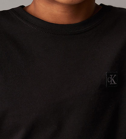 Calvin Klein T-shirt - Mono Mini Badge - Ck Sort Calvin Klein T-shirt - Mono Mini Badge - Ck Sort