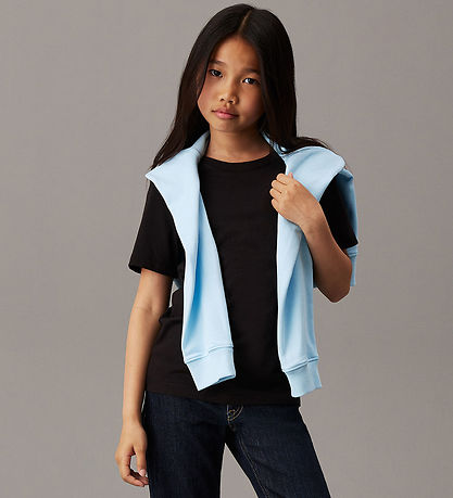 Calvin Klein T-shirt - Mono Mini Badge - Ck Sort Calvin Klein T-shirt - Mono Mini Badge - Ck Sort
