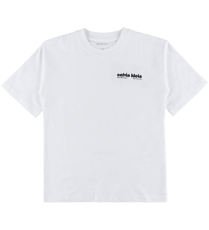 Calvin Klein T-shirt - Geo CK Backprint - Bright White