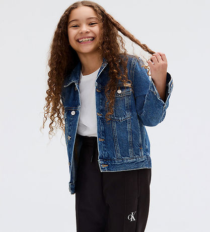 Calvin Klein Sweatpants - Ck Logo Wide - Ck Sort Calvin Klein Sweatpants - Ck Logo Wide - Ck Sort