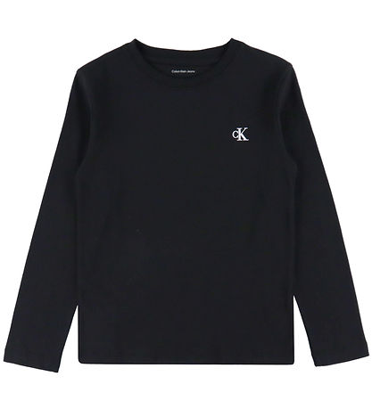 Calvin Klein Bluse - 2-pak - Chest Mono - Ck Black/Bright White Calvin Klein Bluse - 2-pak - Chest Mono - Ck Black/Bright White