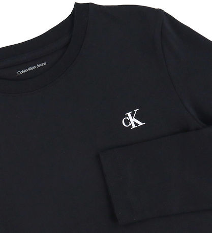 Calvin Klein Blouse - 2-Pack - Chest Mono - Ck Black/Bright Whit