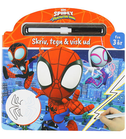 Alvilda Aktivitetsbog - Marvel Spidey - Skriv, Tegn & Visk Ud Alvilda Aktivitetsbog - Marvel Spidey - Skriv, Tegn & Visk Ud