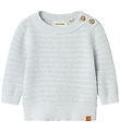 Lil' Atelier Bluse - Strik - NbnFrejo - Ancient Water Lil' Atelier Bluse - Strik - NbnFrejo - Ancient Water