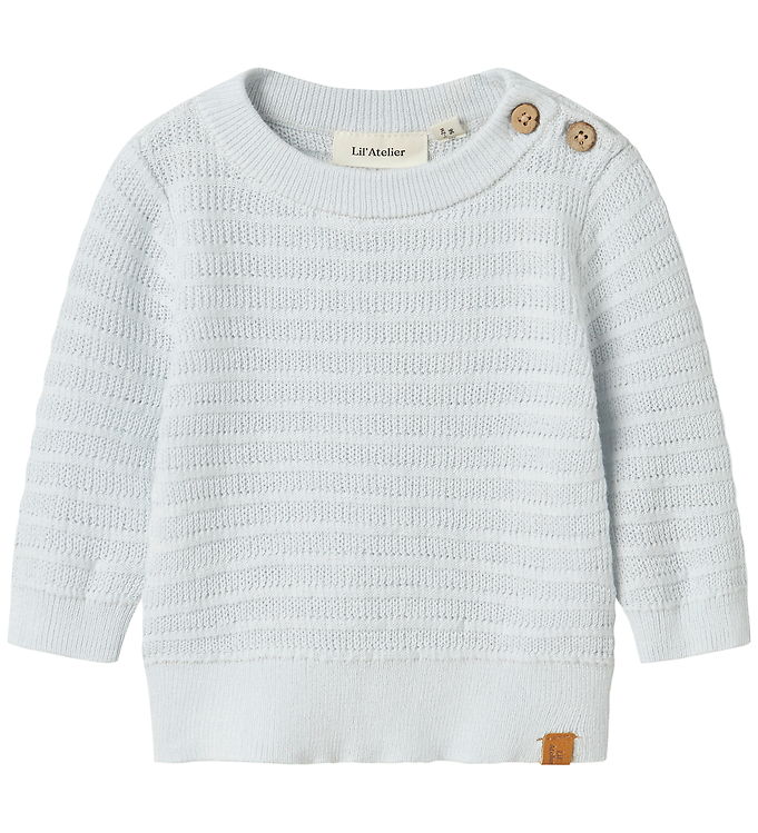 Lil' Atelier Bluse - Strik - NbnFrejo - Ancient Water