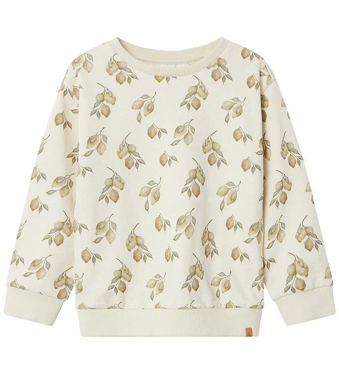 Lil' Atelier Sweatshirt - NmnJobo - Turtledove/Lemons