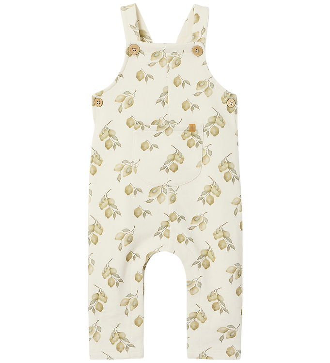 Lil' Atelier Smækbukser - Sweat - NbnJobo - Turtledove/Lemons