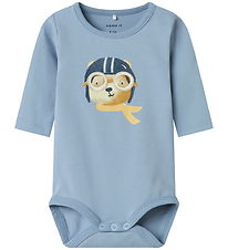 Name It Body l/æ - NbmKopilot - Dusty Blue Name It Body l/æ - NbmKopilot - Dusty Blue