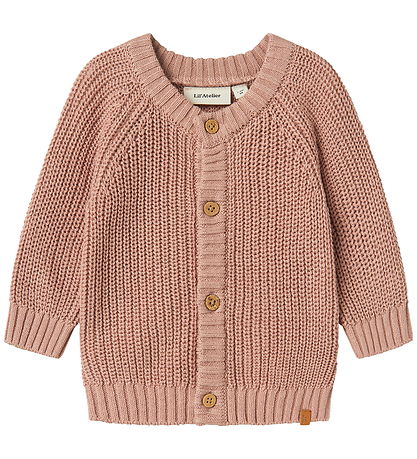 Lil' Atelier Cardigan - Noos - Strick - NbnEmlen - Misty Rose