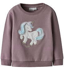 Name It Sweatshirt - NmfKisa - Elderberry Name It Sweatshirt - NmfKisa - Elderberry