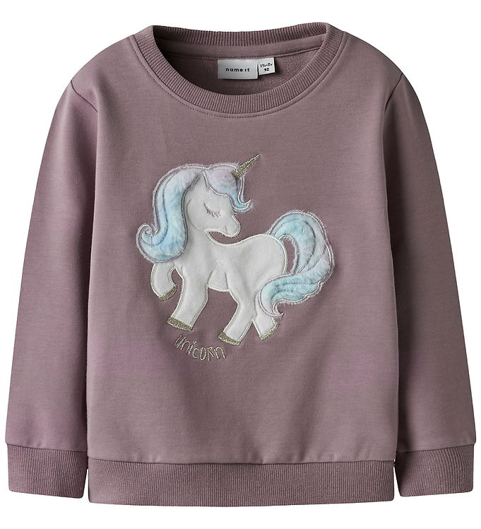 Name It Sweatshirt - NmfKisa - Elderberry