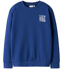 Name It Sweatshirt - NkmVasha - Sodalite Blue/Think Outside The  Name It Sweatshirt - NkmVasha - Sodalite Blue/Think Outside The