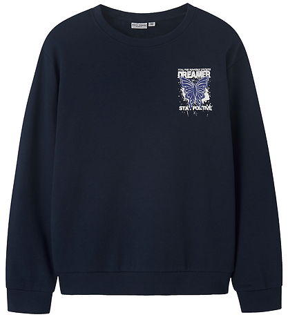 Sweat-shirt Name It - NkfVasacha - Marine Blazer/Rêveur