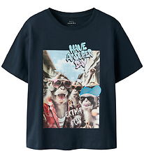 Name it T-shirt - NkmVoto - Navy Blazer/Super Day Name it T-shirt - NkmVoto - Navy Blazer/Super Day