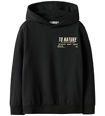 Name It Hættetrøje - NkmLaurel - Black Name It Hættetrøje - NkmLaurel - Black