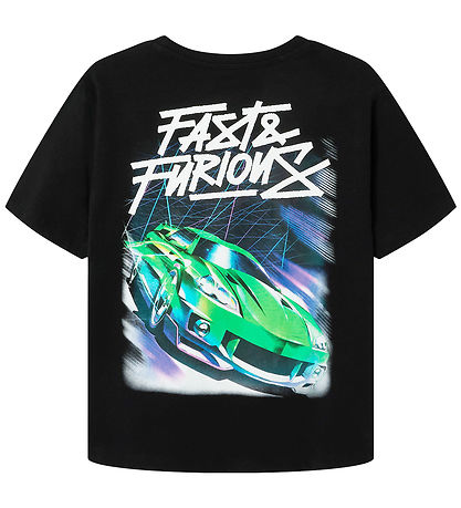 Name It T-shirt - NkmJef - Fast & Furious - Black Name It T-shirt - NkmJef - Fast & Furious - Black