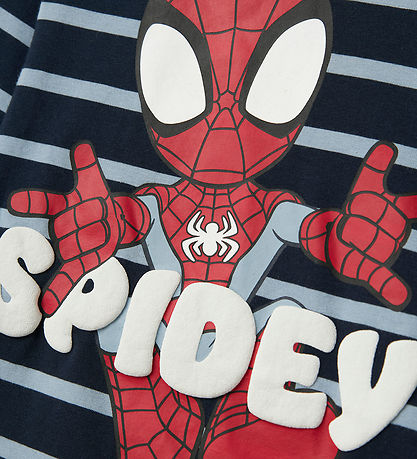 Name It Blússa - NmmJosue - Spidey - Dökkblátt Blazer/Dusty Blue