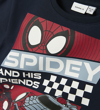 Name It Sweatshirt - NmmJo - Spidey - Navy Blazer