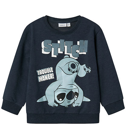 Name It Sweatshirt - NmmJasp - Stitch - Navy Blazer