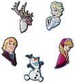 Crocs Vedhæng - Frost - 5-pak Crocs Vedhæng - Frost - 5-pak