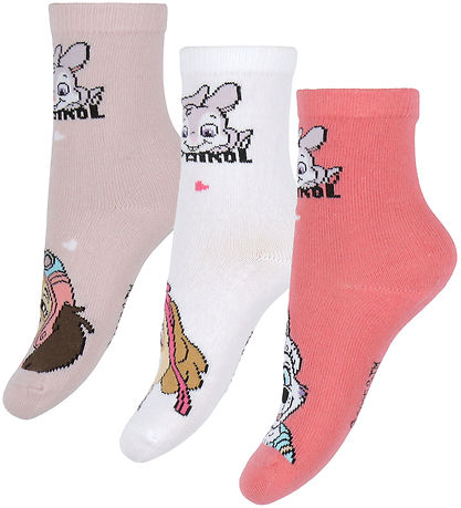 Name It Socks - 3-Pack - NmfJippy - Paw Patrol - Pink