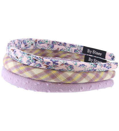 By Stær Hårbøjler - 3-pak - Augusta - Lilla Mix