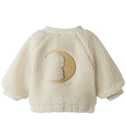 Lil Atelier Fleecejakke - NbnLajo - Turtledove/Moon
