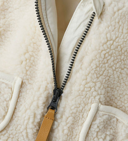 Lil Atelier Fleecejakke - NbnLajo - Turtledove/Moon