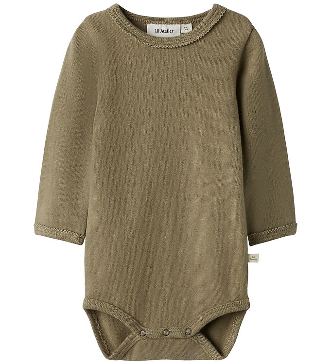 Lil Atelier Body l/æ - Slim - NbfThoro - Sepia Tint
