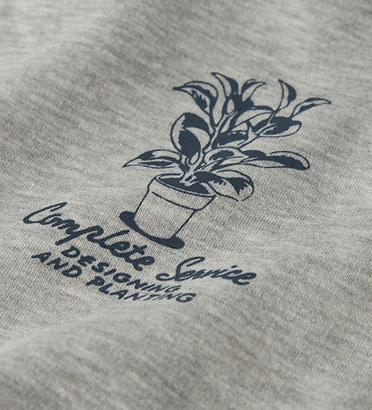 LMTD Hættetrøje - NlmKlant - Light Grey Melange/Pageant Blue LMTD Hættetrøje - NlmKlant - Light Grey Melange/Pageant Blue