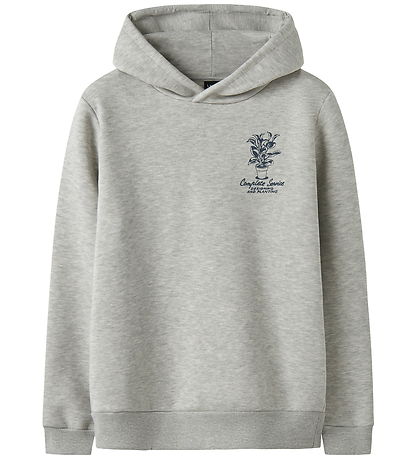 LMTD Hættetrøje - NlmKlant - Light Grey Melange/Pageant Blue LMTD Hættetrøje - NlmKlant - Light Grey Melange/Pageant Blue