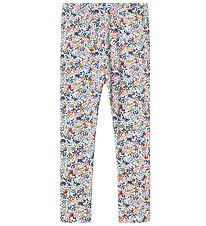 Name It Leggings - NmfKyla - Cloud Dancer m. Blomster Name It Leggings - NmfKyla - Cloud Dancer m. Blomster