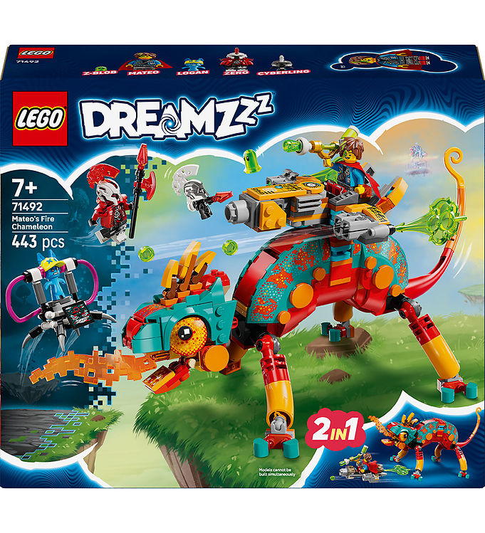 LEGO® DREAMZzz - Mateos ildkamæleon 71492 - 443 dele