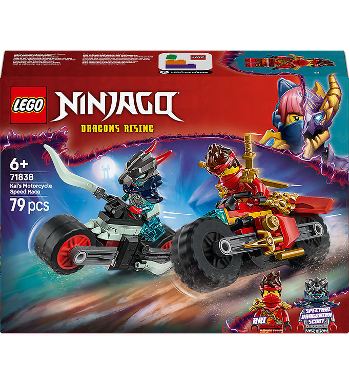 LEGO® Ninjago - Kais motorcykel-racerløb 71838 - 79 Dele