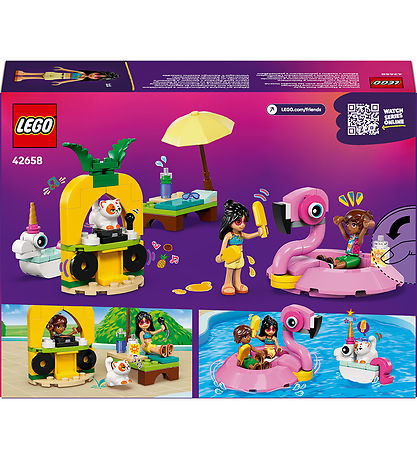 LEGO® Friends - Poolparty Med Enhjørning Og F... 42658 - 99 Dele