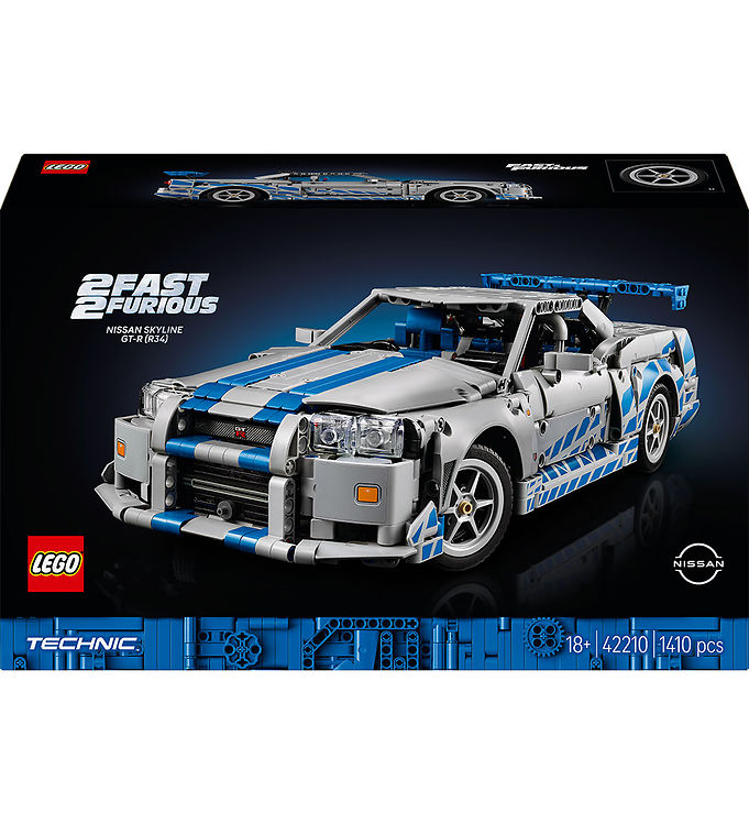 LEGO® Technic - 2 Fast 2 Furious Nissan Sky 42210 - 1410 Parts