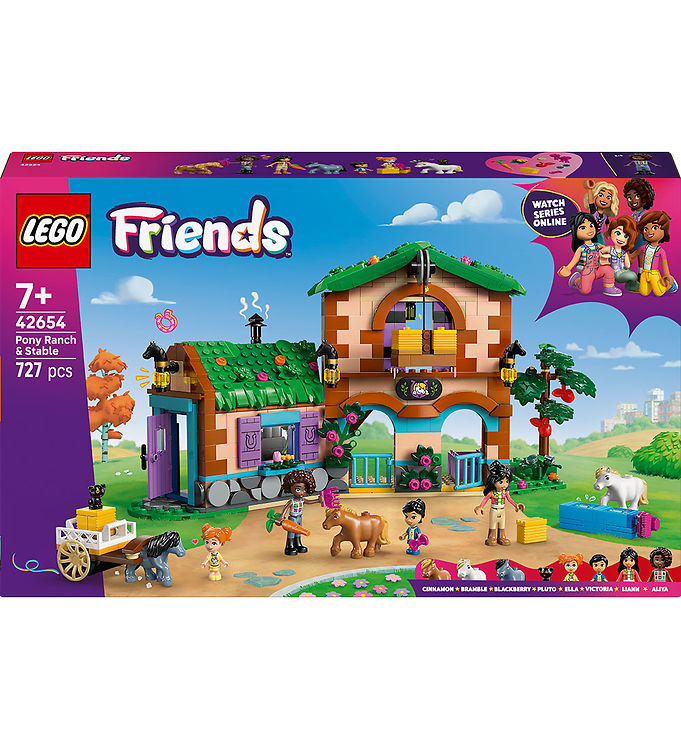 LEGO® Friends - Ponyfarm Og Stald 42654 - 727 Dele