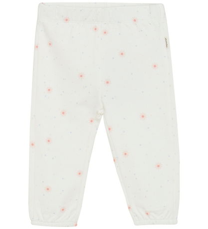 Minymo Sweatpants - Viskose/Bomuld - Marshmallow White