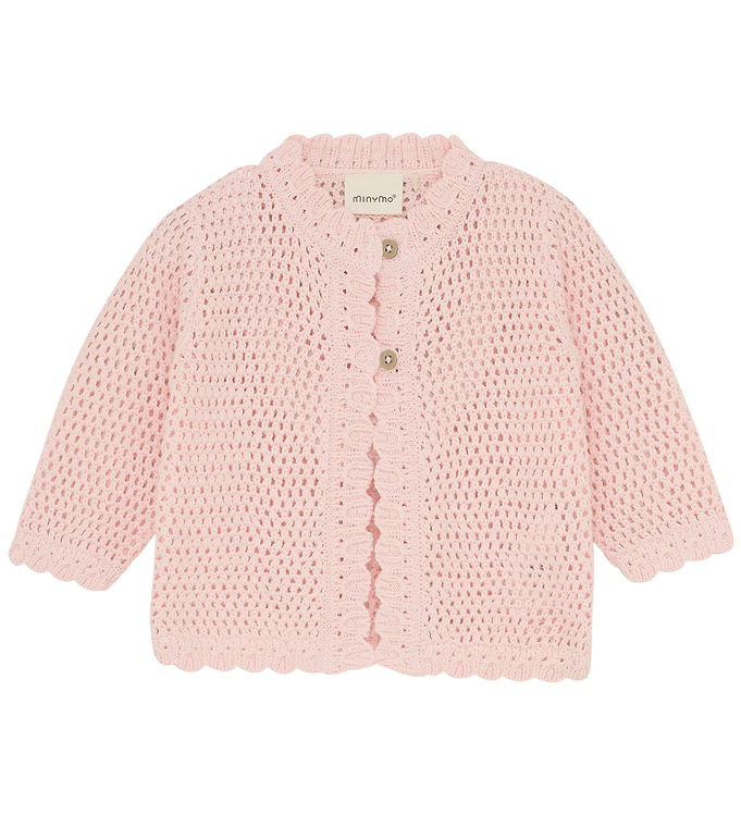 Minymo Cardigan - Strik - Pink Dogwood