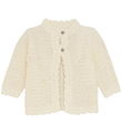 Minymo Cardigan - Strik - Marshmallow White