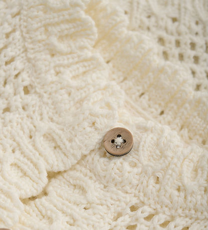 Minymo Cardigan - Strik - Marshmallow White Minymo Cardigan - Strik - Marshmallow White