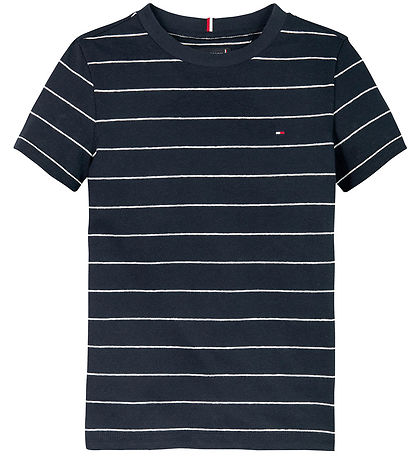T-Shirt Tommy Hilfiger - YD Cotton Lin - Dark Nuit Marine Bande