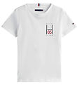 Tommy Hilfiger T-shirt - Graphic - Hvid Tommy Hilfiger T-shirt - Graphic - Hvid