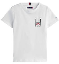 Tommy Hilfiger T-shirt - Graphic - Hvid Tommy Hilfiger T-shirt - Graphic - Hvid