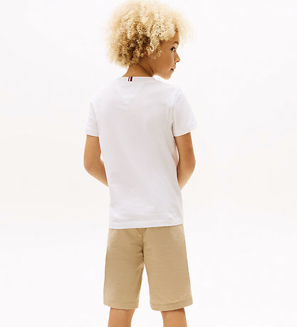 T-Shirt Tommy Hilfiger - Graphique - Blanc