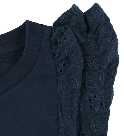 Tommy Hilfiger T-shirt - Embroidery Anglaise - Dark Night Navy