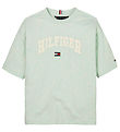 Tommy Hilfiger T-shirt - Varsity - Dew Green Heather Tommy Hilfiger T-shirt - Varsity - Dew Green Heather